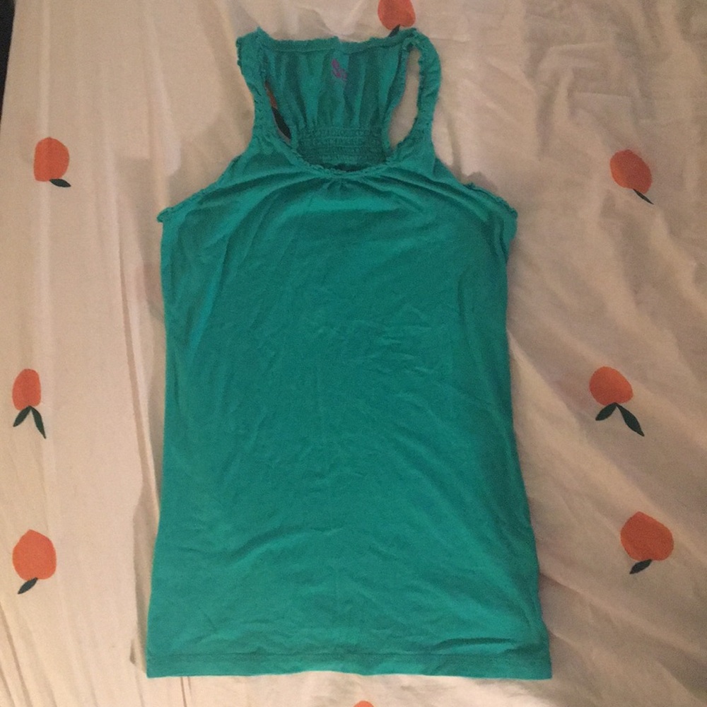 Teal green tank top NWOT